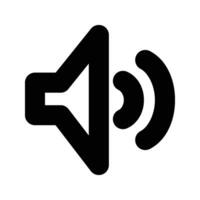 speaker volume flat icon. for graphic design, logo, web site, social media, mobile app, Eps 10 vector