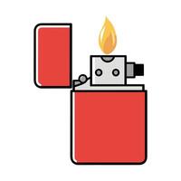 Clean Lighter Illustration with White Background vector