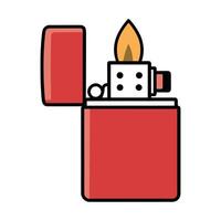 A illustration of Lighter on white background vector