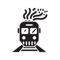 Creative Train Silhouette Designs for Unique Art Projects vector