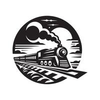 Train Silhouettes Ideal for Infographics and Data Visualizations vector