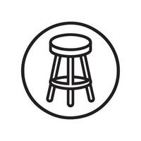 Bar Stool Silhouette Vectors Illustration Ideal for Print and Digital Use