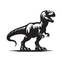 Customizable Dinosaur Silhouette Vectors for Digital Use