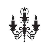 Modern Candle Silhouettes for Minimalist Graphic Design Projects vector