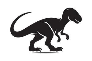 Dinosaur Silhouette Vectors Illustrations for Stickers and Decals