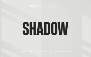 3D Editable Emboss Grey Shadow Text Effect psd