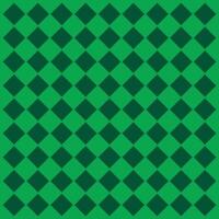 Rhombus pattern dark green colors with a light green background. vector