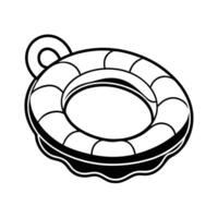 Life preserver icon illustration vector