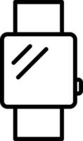 Outline Smartwatch Icon vector