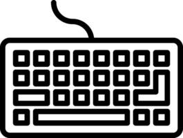 Outline Keyboard Icon vector