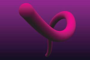 Creative 3D Colorful Liquid Shapes with Twisted Gradient Design for Banners and Backgrounds vector