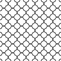 Black and white geometrical abstract seamless pattern vector