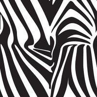 Zebra Seamless Pattern vector