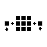 FIFO Icon - Goods Management , Sign and Symbol for Design, Presentation vector
