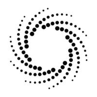 vortex circle logo design element icon vector