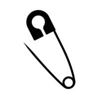 safety pin icon simple vector