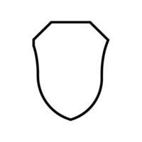 shield icon simple vector