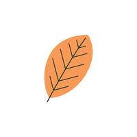 simple leaf icon vector