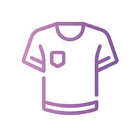 clothes Line Gradient Icon White Background vector