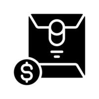 Business document icon line vector