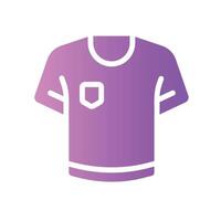 clothes Flat Gradient Icon White Background vector