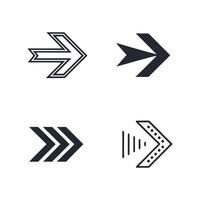 Set of Arrow icon vector