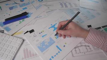 Performing a detailed analysis of various data trends by utilizing graphs and statistics to obtain valuable insights video