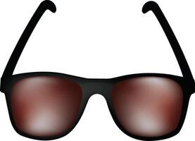 illustration of a single sunglass design on a white background vector