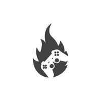 game controller logo icon illustration vector