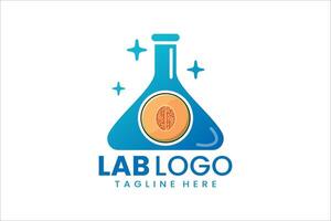 Creative fusion of lab and melon, perfect for fresh, innovative branding and marketing vector
