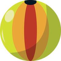 Rubber Ball in Flat Design vector
