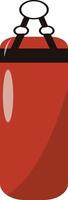 Red Punching Bag Illustration vector