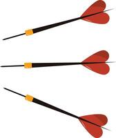 Throwing Dart Illustration vector
