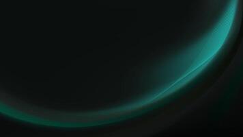 Mysterious and elegant abstract background with a flowing dark teal green wave vector