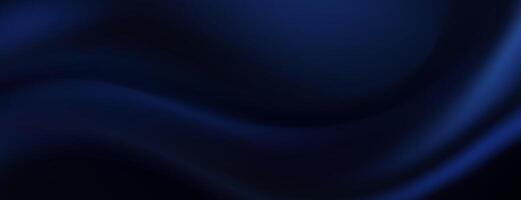 Subtle and flowing abstract element with a smooth dark blue wave vector