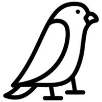 parrot bird icon vector