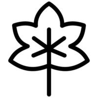 maple leaf icon vector