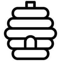 honey beehive icon vector