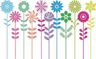 Floral pattern background vector