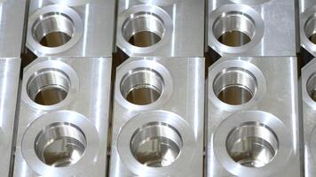 Metallic Components with Threaded Holes in Repetitive Pattern video