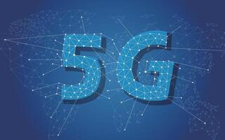 5G 5th generation mobile network wireless Systems in the world. Wireless Technologies and Mobile Networks vector