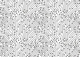 Circuit Board texture Background, seamless pattern vector