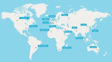 Earth map, World wide internet network mesh. Social communications background. vector