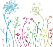 Floral pattern background vector