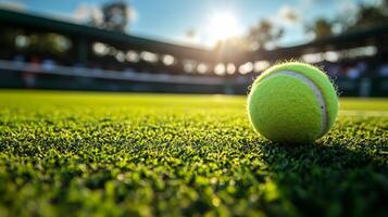 Roger Federer competes in an intense match during a Grand Slam tournament on a sunny day photo