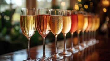 Wine tasting experience with varied selections in a modern tasting room photo