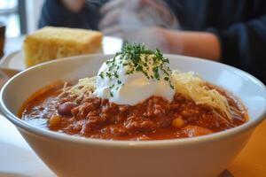 Delectable Chili Bowl A Culinary Delight photo