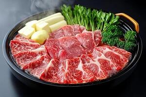 Japanese Wagyu Beef Hot Pot A Culinary Delight photo