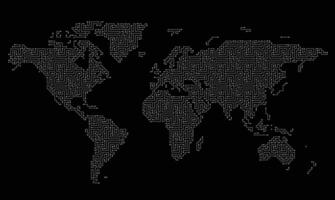 Maze map of the world, Earth map vector