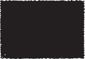 Black square. Painted grunge texture. Brush, smear, stains on white background. Design Element. vector